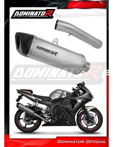 Silencieux slip-on Dominator HP6 Titane pour Yamaha YZF R6 (2003-2005)