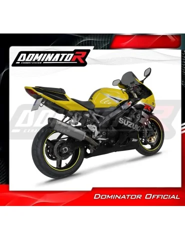 Silencieux bolt-on Dominator HP6 Titane pour Suzuki GSXR 1000 K1 - K4 (2001-2004)