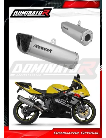Silencieux bolt-on Dominator HP6 Titane pour Suzuki GSXR 750 K1-K5 (2001-2005)