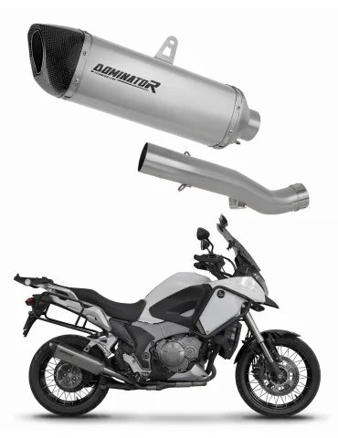 Silencieux slip-on Dominator HP6 Titane pour Honda VFR 1200X Crosstourer (2012-2020)