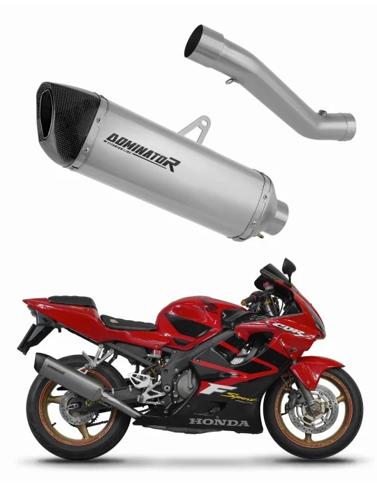 Silencieux slip-on Dominator HP6 Titane pour Honda CBR 600 F4i Sport (2001-2006)