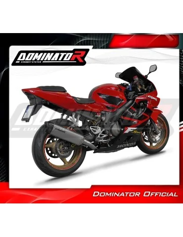 Silencieux slip-on Dominator HP6 Titane pour Honda CBR 600 F4i Sport (2001-2006)