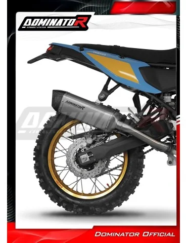 Silencieux slip-on Dominator HP6 Titane pour Yamaha Tenere 700 (2025-2026)