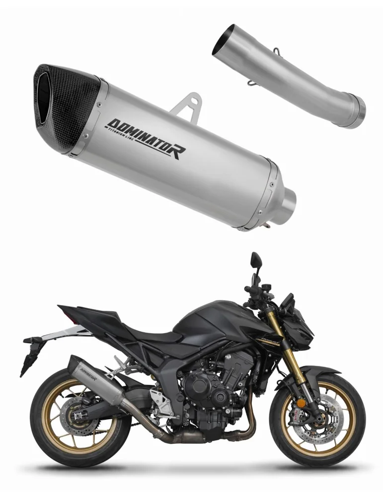 Silencieux slip-on Dominator HP6 Titane pour Honda CB 1000 Hornet / SP (2025)