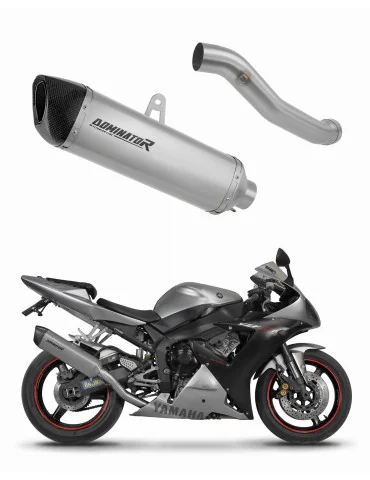 Silencieux slip-on Dominator HP6 Titane pour Yamaha YZF R1 1000 RN09 (2002-2003)