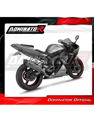 Silencieux slip-on Dominator HP6 Titane pour Yamaha YZF R1 1000 RN09 (2002-2003)