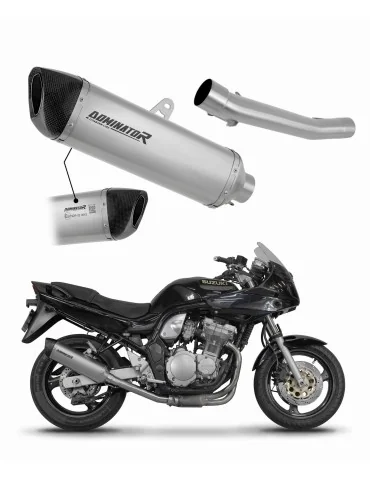 Silencieux slip-on homologué Dominator HP6 Titane pour Suzuki GSF Bandit 1200 (1996-2000)