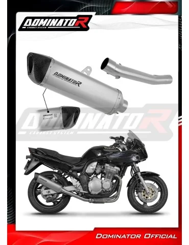 Silencieux slip-on homologué Dominator HP6 Titane pour Suzuki GSF Bandit N / S 600 (1995-1999)