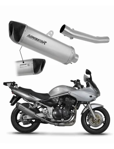 Silencieux slip-on homologué Dominator HP6 Titane pour Suzuki GSF Bandit 600 (2000-2004)
