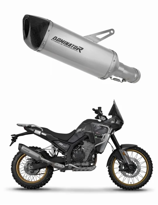 Silencieux slip-on Dominator HP6 Titane pour Kove 800 X Pro Adventure (2023-2026)