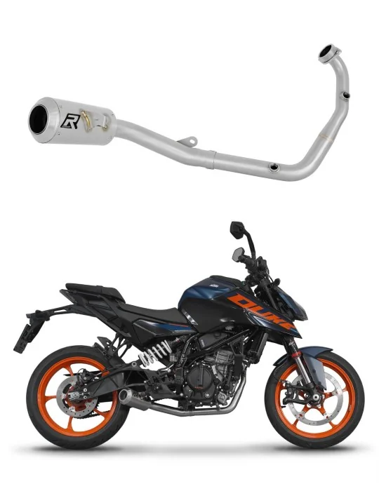 Ligne d'échappement complète inox Dominator GPS pour KTM 125 Duke (2024)