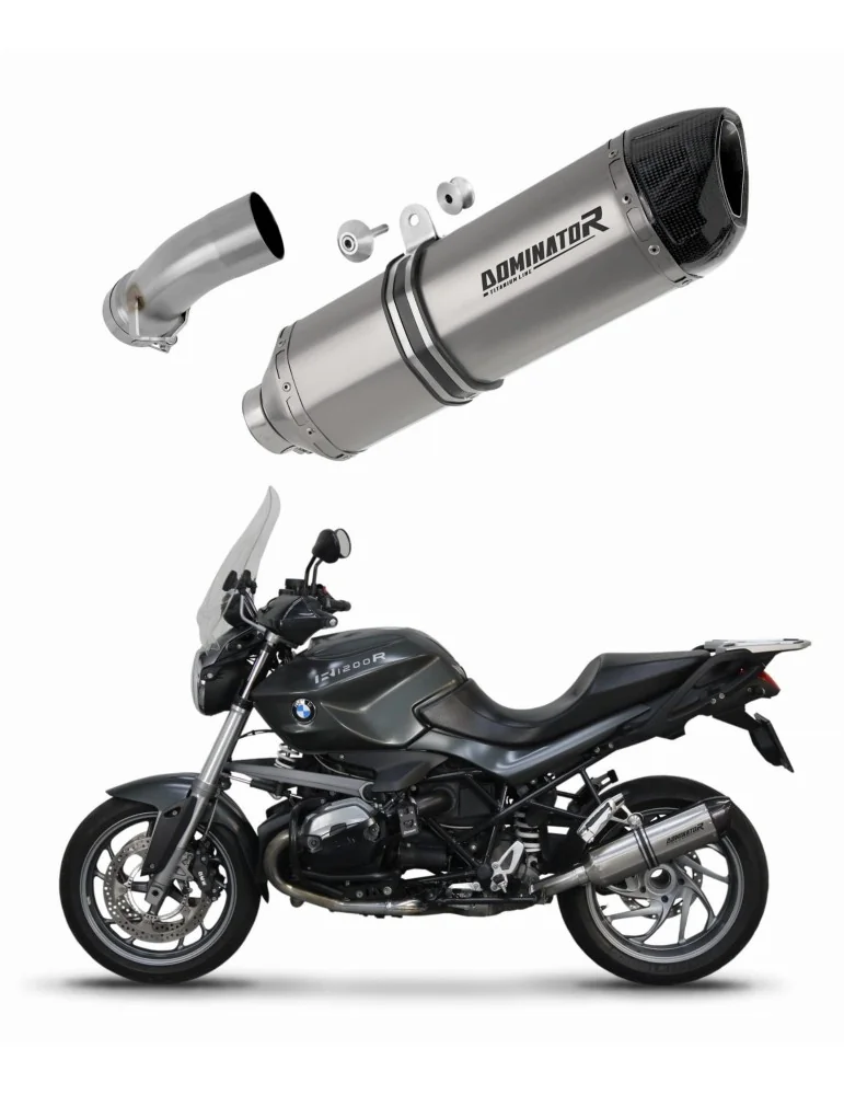 Silencieux slip-on Dominator HP1 Titane pour BMW R1200R (2010-2014)