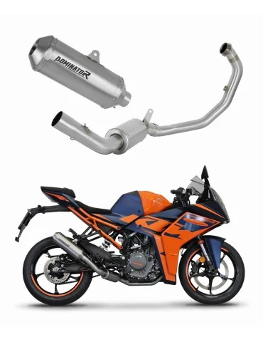 Ligne d'échappement complète inox Dominator OV G2 EX pour KTM RC 390 (2022-2024)