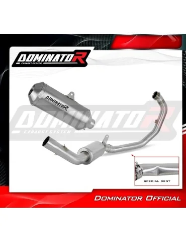 Ligne d'échappement complète inox Dominator OV G2 EX pour KTM RC 390 (2022-2024)