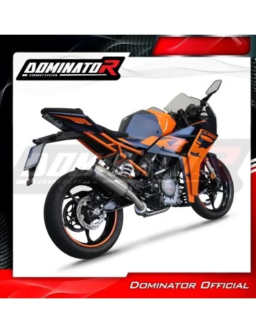 Ligne d'échappement complète inox Dominator OV G2 EX pour KTM RC 390 (2022-2024)