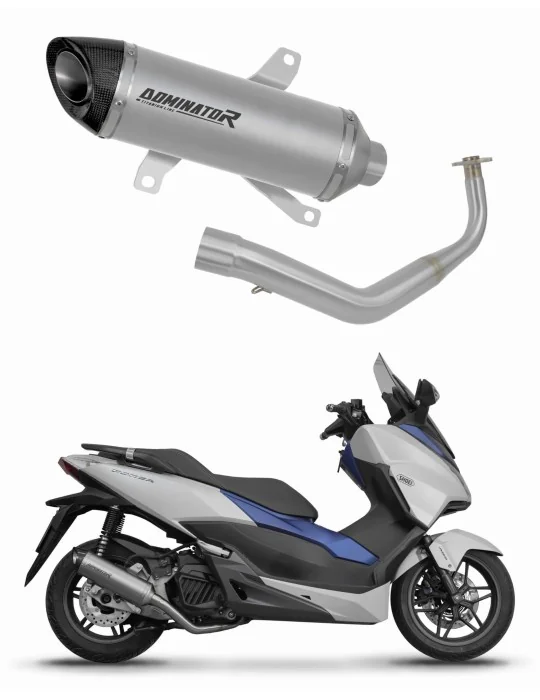 Ligne d'échappement complète Dominator HP8 Titane pour Honda NSS 125 Forza (2017-2020)
