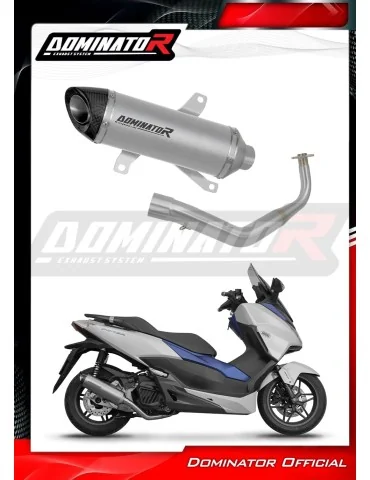 Ligne d'échappement complète Dominator HP8 Titane pour Honda NSS 125 Forza (2017-2020)