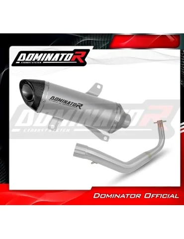 Ligne d'échappement complète Dominator HP8 Titane pour Honda NSS 125 Forza (2017-2020)