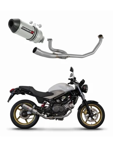 Ligne d'échappement complète inox Dominator HP3 pour Honda VTR 250 (2009-2015)