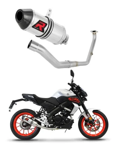 Ligne d'échappement complète inox Dominator HP3 pour Yamaha MT 125 (2021-2024)