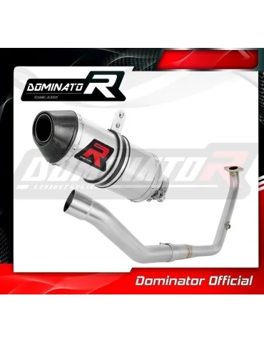 Ligne d'échappement complète inox Dominator HP3 pour Yamaha MT 125 (2021-2024)