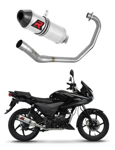 Ligne d'échappement complète inox Dominator HP3 pour Honda CBF 125 (2009-2014)