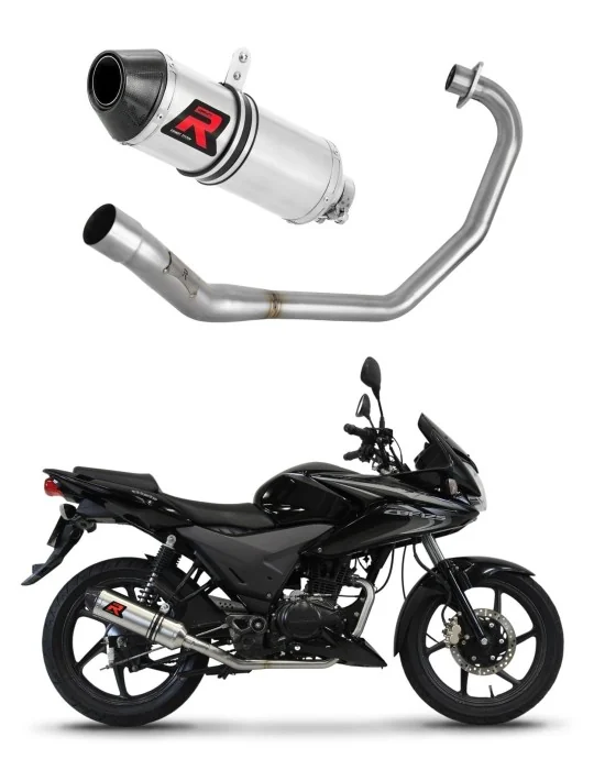 Ligne d'échappement complète inox Dominator HP3 pour Honda CBF 125 (2009-2014)