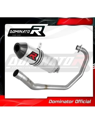 Ligne d'échappement complète inox Dominator HP3 pour Honda CBF 125 (2009-2014)