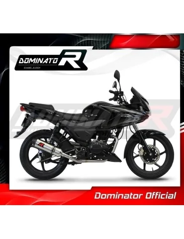 Ligne d'échappement complète inox Dominator HP3 pour Honda CBF 125 (2009-2014)
