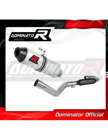 Ligne d'échappement complète inox Dominator MX2 pour Kawasaki KFX 450 (2008-2014)