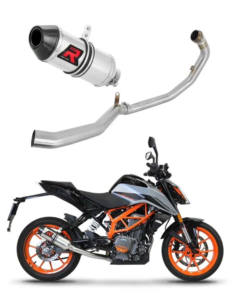Ligne d'échappement complète inox Dominator HP3 pour KTM 390 Duke (2021-2023)