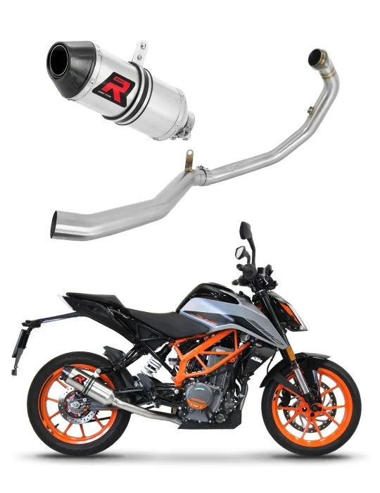 Ligne d'échappement complète inox Dominator HP3 pour KTM 390 Duke (2021-2023)