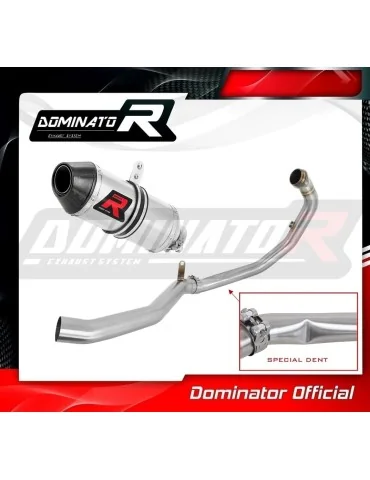 Ligne d'échappement complète inox Dominator HP3 pour KTM 390 Duke (2021-2023)