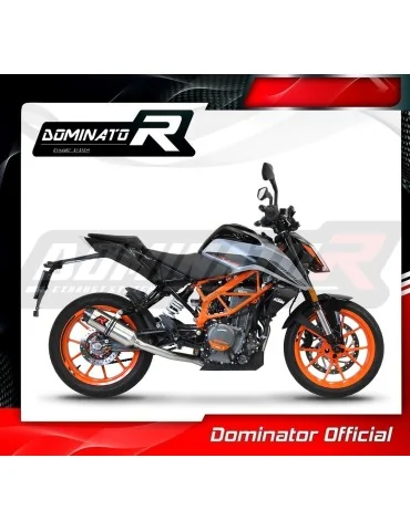 Ligne d'échappement complète inox Dominator HP3 pour KTM 390 Duke (2021-2023)