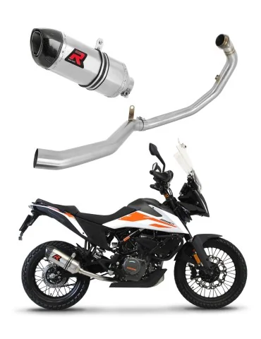 Ligne d'échappement complète inox Dominator HP1 pour KTM 390 Adventure (2020-2024)