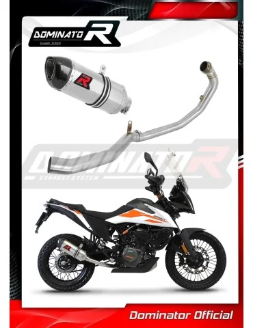 Ligne d'échappement complète inox Dominator HP1 pour KTM 390 Adventure (2020-2024)