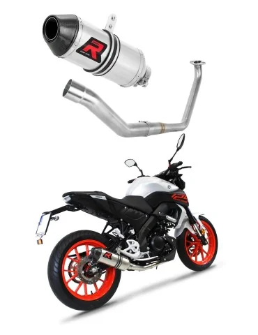 Ligne d'échappement complète inox Dominator HP3 pour Yamaha MT 125 (2020)