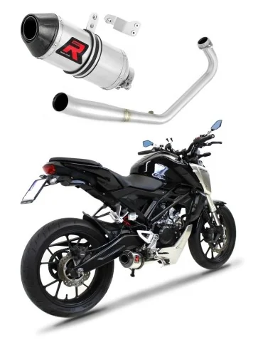 Ligne d'échappement complète inox Dominator HP3 pour Honda CB 125 R (2018-2020)