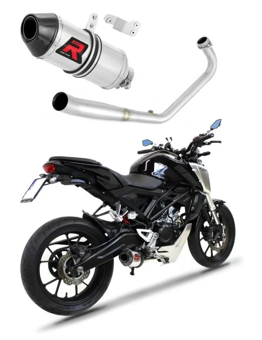 Ligne d'échappement complète inox Dominator HP3 pour Honda CB 125 R (2018-2020)