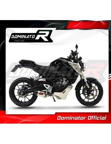 Ligne d'échappement complète inox Dominator HP3 pour Honda CB 125 R (2018-2020)