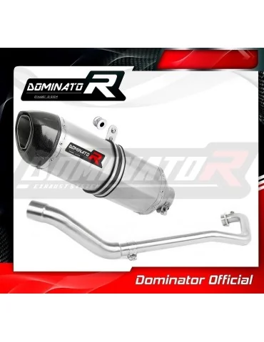 Ligne d'échappement complète inox Dominator HP1 pour Suzuki GSX R 125 (2017-2019)
