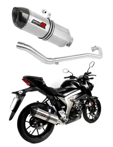 Ligne d'échappement complète inox Dominator HP1 pour Suzuki GSX S 125 (2017-2019)