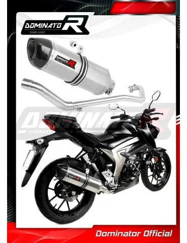 Ligne d'échappement complète inox Dominator HP1 pour Suzuki GSX S 125 (2017-2019)