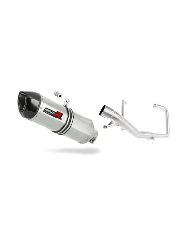 Ligne d'échappement complète inox Dominator HP1 pour Yamaha YBR 125 (2000-2008)