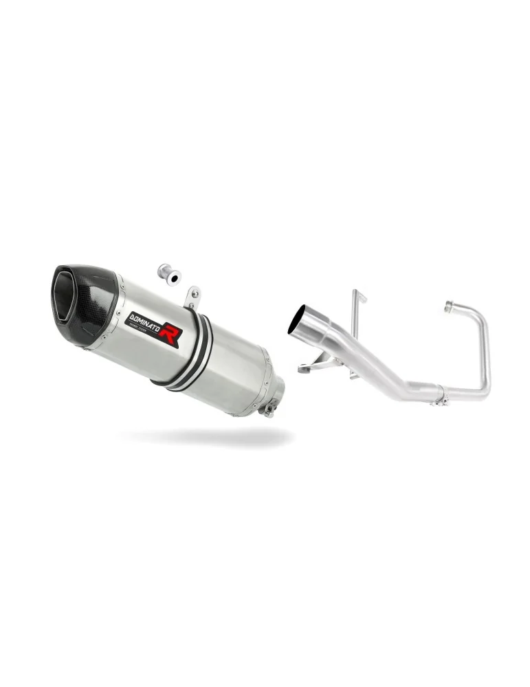 Ligne d'échappement complète inox Dominator HP1 pour Yamaha YBR 125 (2000-2008)