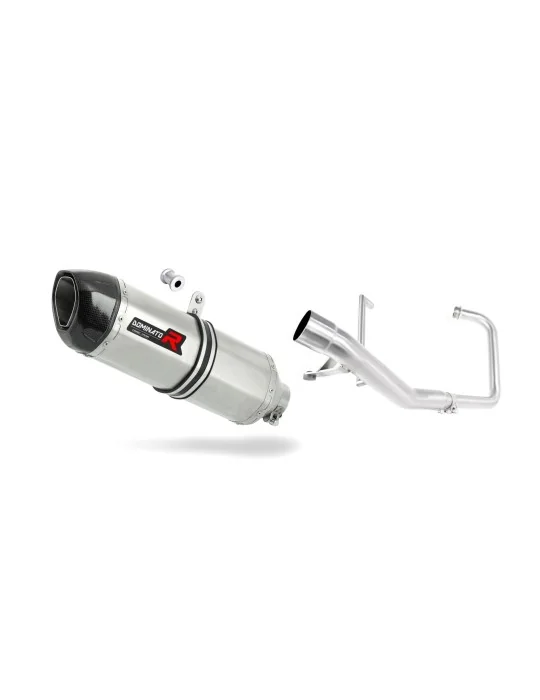 Ligne d'échappement complète inox Dominator HP1 pour Yamaha YBR 125 (2000-2008)