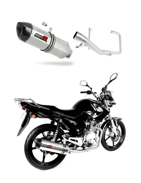 Ligne d'échappement complète inox Dominator HP1 pour Yamaha YBR 125 (2009-2018)