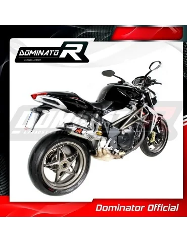 Silencieux slip-on Dominator HP3 pour MV Agusta Brutale 990R (2009-2013)