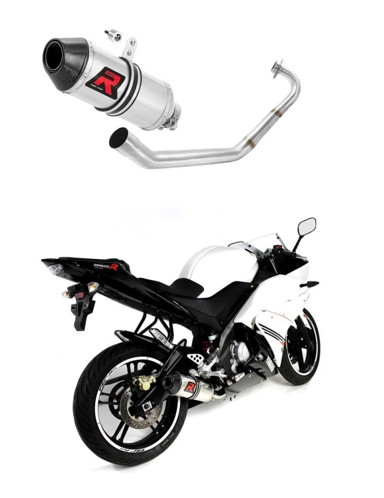 Ligne d'échappement complète inox Dominator HP3 pour Yamaha YZF R125 (2014-2018)