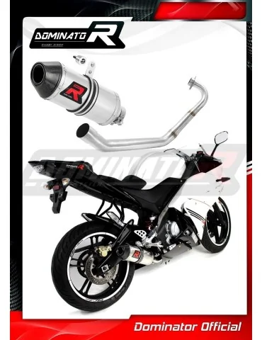 Ligne d'échappement complète inox Dominator HP3 pour Yamaha YZF R125 (2014-2018)